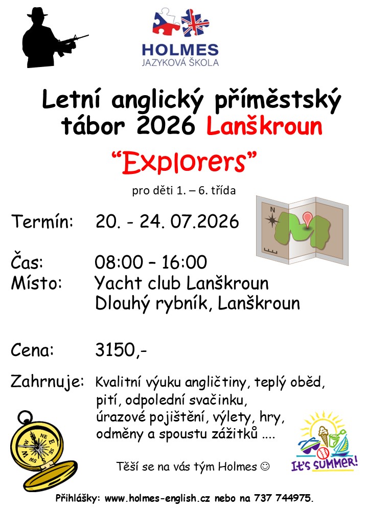 Letní Anglický tábor LA 2026 lodenice
